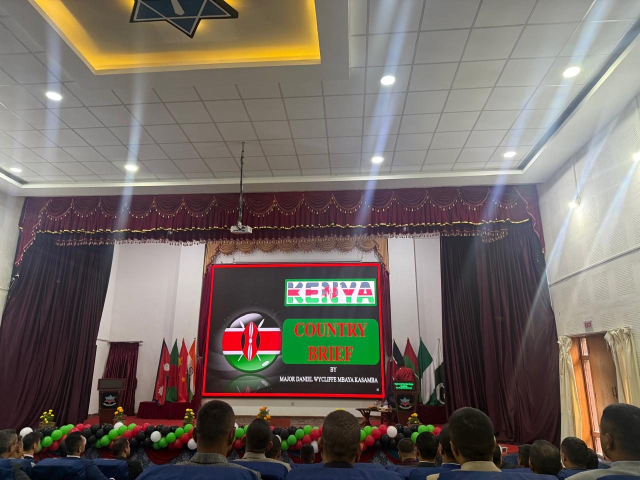 Kenyan cultural exhibition at the Army Command and Staff College